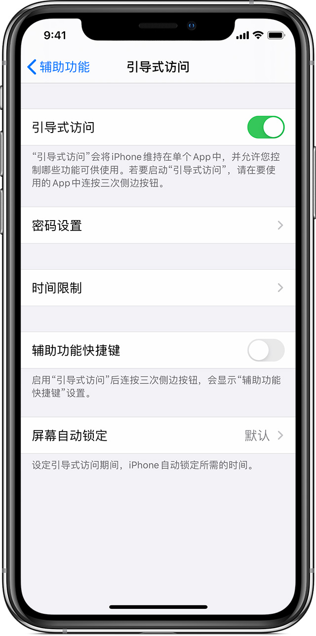 利通苹果手机维修分享如何在 iPhone 上退出引导式访问 