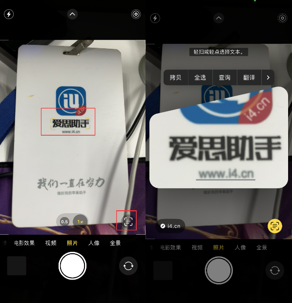 利通苹果手机维修分享升级iOS 16后如何通过相机翻译文本 