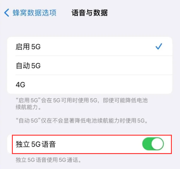 利通苹果14维修分享iPhone 14 Pro如何开启VoNR 