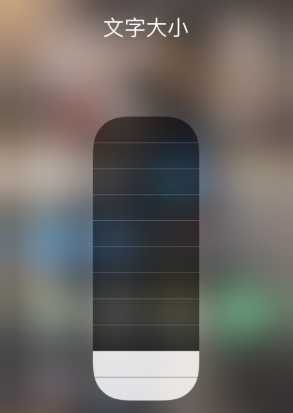 利通苹果手机维修分享小技巧：在 iPhone 控制中心快速调节字体大小 